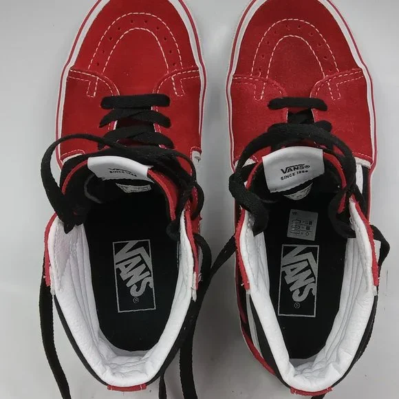 VANS Sk8-Hi Bolt Skate Lightning Bolt 721454 Canvas High Top Size 5.5 - Picture 8 of 13